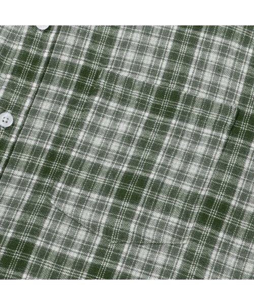 F.ILLUMINATE(フィルミネイト)の「オーバーサイズマドラスチェックシャツ-カーキ(シャツ/ブラウス・レディース・その他・MEDIUM/LARGE/X-LARGE)」の8枚目の写真