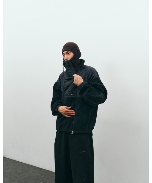 YDOT(ワイドット)の「【YDOT / ワイドット】DOUBLE ZIP FLEECE JACKET / ダブルジップフリースジャケット YU41607(その他アウター・メンズ・ブラック・M/S/L)」の12枚目の写真