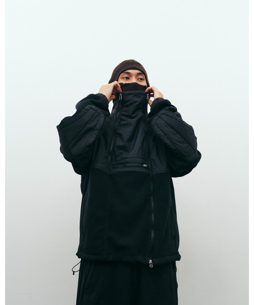 YDOT(ワイドット)の「【YDOT / ワイドット】DOUBLE ZIP FLEECE JACKET / ダブルジップフリースジャケット YU41607(その他アウター・メンズ・ブラック・M/S/L)」の13枚目の写真