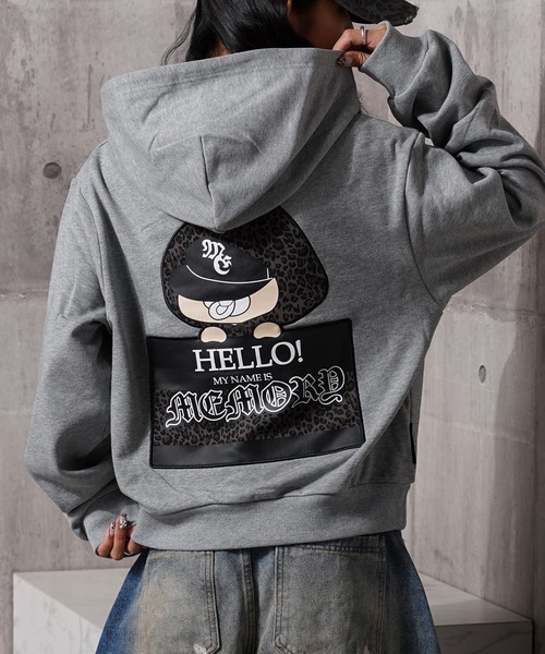 #MEMORY(メモリー)の「【MEMORY】看板バブ プルパーカー / Signboard Bub Pullover Hoodie(パーカー・メンズ・ブラック系2/グレー系2/グレー系1/ブラック系1・S/M/L)」の4枚目の写真