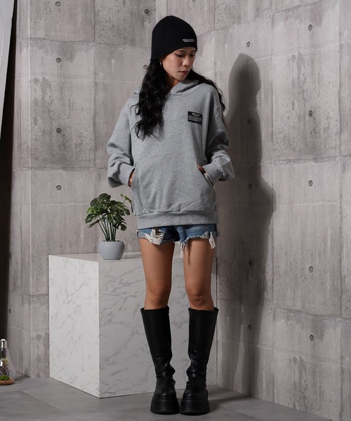 #MEMORY(メモリー)の「【MEMORY】看板バブ プルパーカー / Signboard Bub Pullover Hoodie(パーカー・メンズ・ブラック系2/グレー系2/グレー系1/ブラック系1・S/M/L)」の17枚目の写真