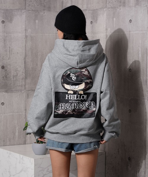 #MEMORY(メモリー)の「【MEMORY】看板バブ プルパーカー / Signboard Bub Pullover Hoodie(パーカー・メンズ・ブラック系2/グレー系2/グレー系1/ブラック系1・S/M/L)」の20枚目の写真