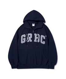 GRBC ビッグパッチオーバーサイズフードジップアップ GHZ-269_裏毛