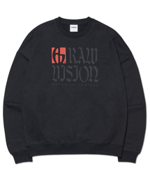 R.V LOGO SWEATSHIRT - BLACK