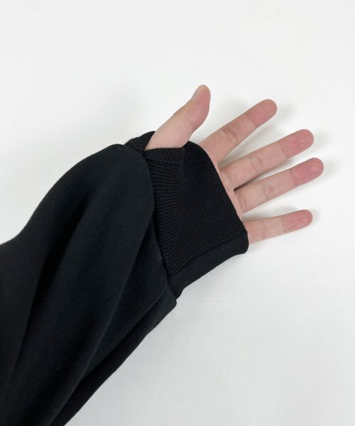 SK8ER ROCK(スケーターロック)の「Warmer napping sweat hoodie black(パーカー・レディース・その他・FREE)」の6枚目の写真