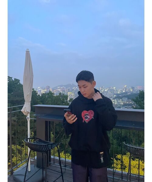 SK8ER ROCK(スケーターロック)の「Warmer napping sweat hoodie black(パーカー・レディース・その他・FREE)」の9枚目の写真