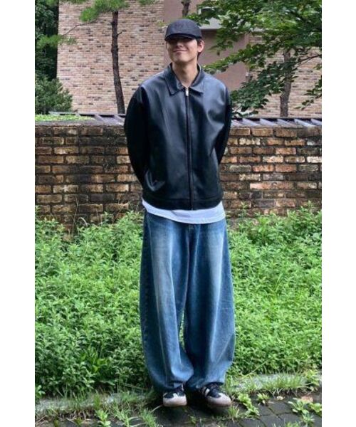 VTWO(ブイツー)の「442 VEGAN LEATHER OVERFIT JUMPER_BLACK(ライダースジャケット・レディース・その他・MEDIUM/LARGE)」の9枚目の写真