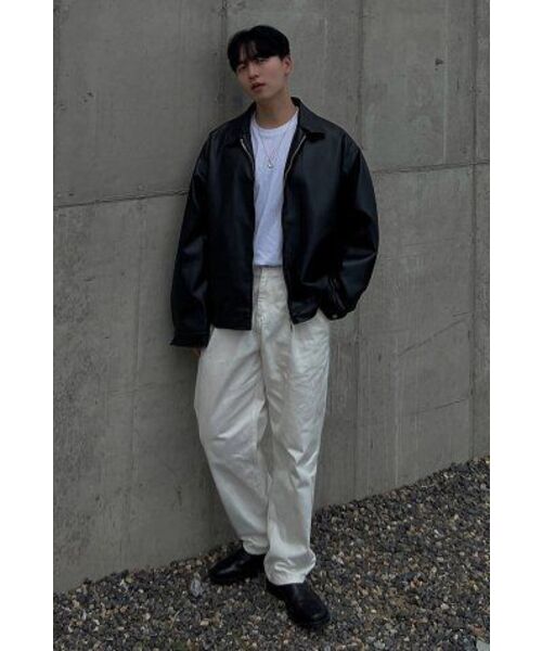 VTWO(ブイツー)の「442 VEGAN LEATHER OVERFIT JUMPER_BLACK(ライダースジャケット・レディース・その他・MEDIUM/LARGE)」の8枚目の写真