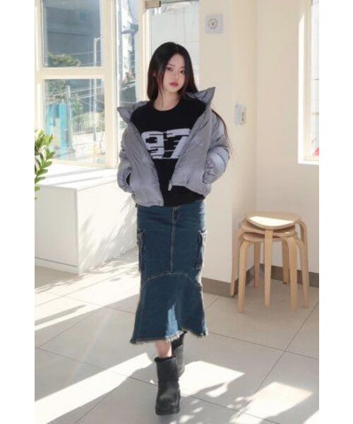 PRENDA（プレンダ）の「HUMP RIDER DEINM SKIRT MID BLUE（スカート・レディース・その他・SMALL/MEDIUM）」の4枚目の写真