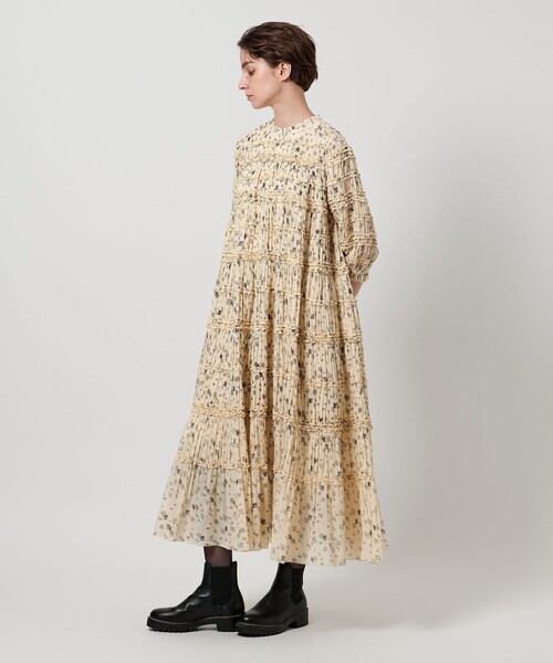 Pheeta（フィータ）の「＜Pheeta＞Billie プリント ロングワンピース/014C-21P（ワンピース・レディース・オフホワイト・2）」の2枚目の写真