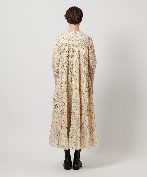 Pheeta（フィータ）の「＜Pheeta＞Billie プリント ロングワンピース/014C-21P（ワンピース・レディース・オフホワイト・2）」の6枚目の写真