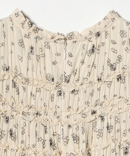 Pheeta（フィータ）の「＜Pheeta＞Billie プリント ロングワンピース/014C-21P（ワンピース・レディース・オフホワイト・2）」の13枚目の写真