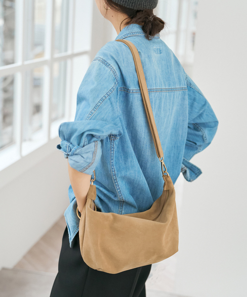 Spick & Span（スピックアンドスパン）の「MILOS / ミロス 別注2WAYショルダーバッグ*（ショルダーバッグ・レディース・ベージュ/ブラック・FREE）」の4枚目の写真