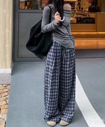 CERCA（チェルカ）の「Chiina /イージーチェックパンツ（その他パンツ）」