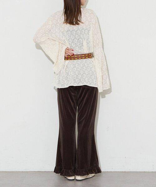 GRAIN（グレイン）の「【GRAIN/グレイン】フラップポーチベルトバッグ（ベルト・レディース・ブラック/ブラウン/パープル・FREE）」の13枚目の写真