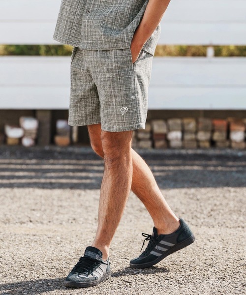 1minute 1second（ワンミニットワンセカンド）の「mp14366-summer tweed shorts イージーショートパンツ(1M26H140)（その他パンツ・メンズ・グレー系その他/ブラック系その他/ブルー系その他・S/M/L/XL）」の11枚目の写真