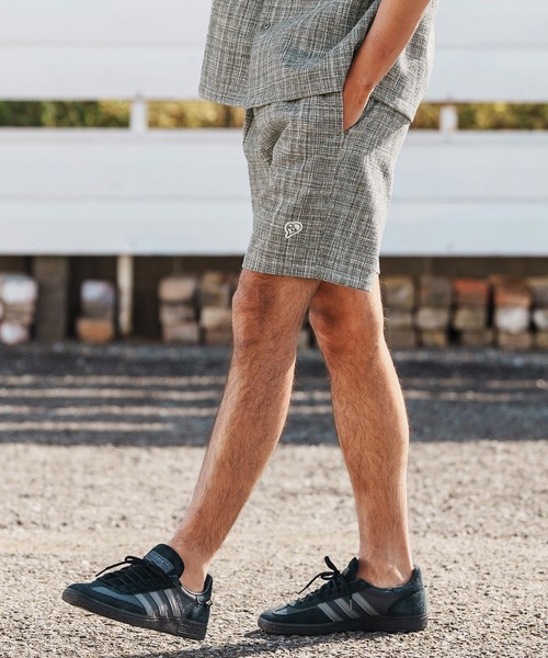 1minute 1second（ワンミニットワンセカンド）の「mp14366-summer tweed shorts イージーショートパンツ(1M26H140)（その他パンツ・メンズ・グレー系その他/ブラック系その他/ブルー系その他・S/M/L/XL）」の12枚目の写真