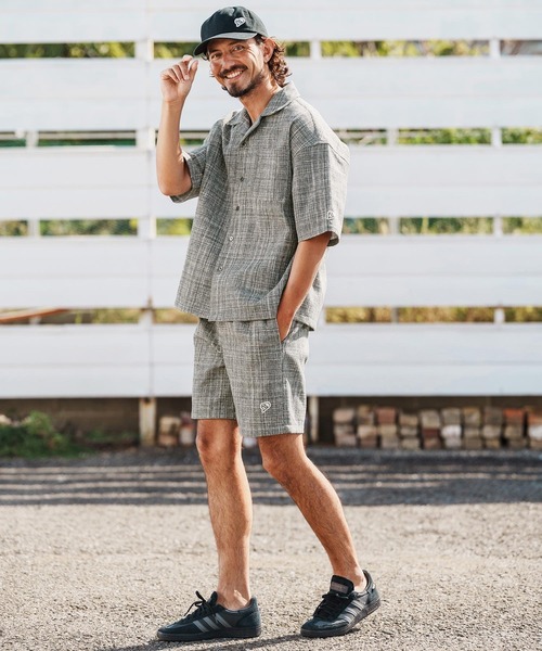 1minute 1second（ワンミニットワンセカンド）の「mp14366-summer tweed shorts イージーショートパンツ(1M26H140)（その他パンツ・メンズ・グレー系その他/ブラック系その他/ブルー系その他・S/M/L/XL）」の13枚目の写真