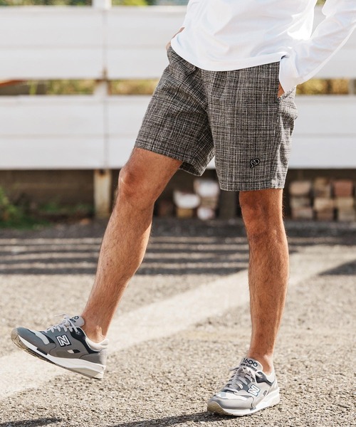 1minute 1second（ワンミニットワンセカンド）の「mp14366-summer tweed shorts イージーショートパンツ(1M26H140)（その他パンツ・メンズ・グレー系その他/ブラック系その他/ブルー系その他・S/M/L/XL）」の17枚目の写真