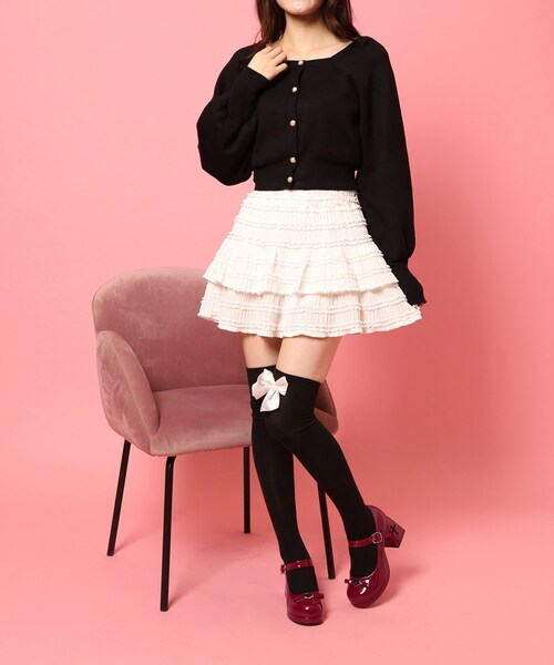 cs T&P(シーエスティーアンドピー)の「厚底十字架くり抜きパンプス(パンプス・レディース・レッド系9/アイボリー系1/ブラック系1/レッド系3・S/M/LL/L)」の9枚目の写真