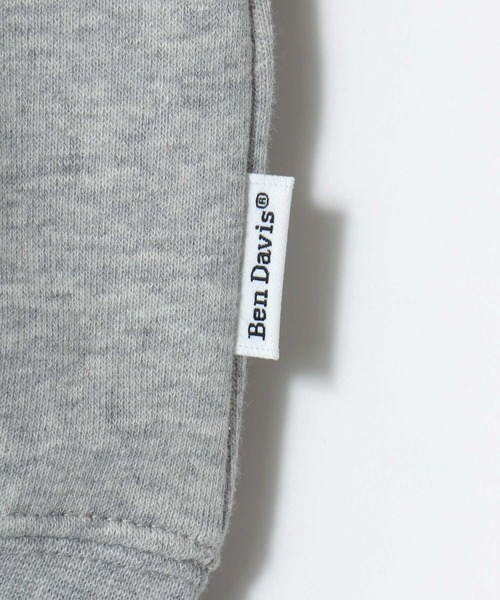 BEN DAVIS(ベンデイビス)の「BEN DAVIS/ベンデイビス 70's FIT ZIP HOODIE/レギュラーフィット 裏毛 ロゴ ワンポイント刺繍 短丈 スウェット ジップアップパーカー フーディー/レディース メンズ(パーカー・メンズ・ネイビー/ブラック/グレー・M/XL/L)」の21枚目の写真