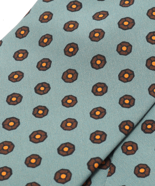 EDIFICE（エディフィス）の「BLECK(ブレック) 別注 Geometric タイ（ネクタイ・メンズ・ブルー系その他/グリーン・FREE）」の7枚目の写真