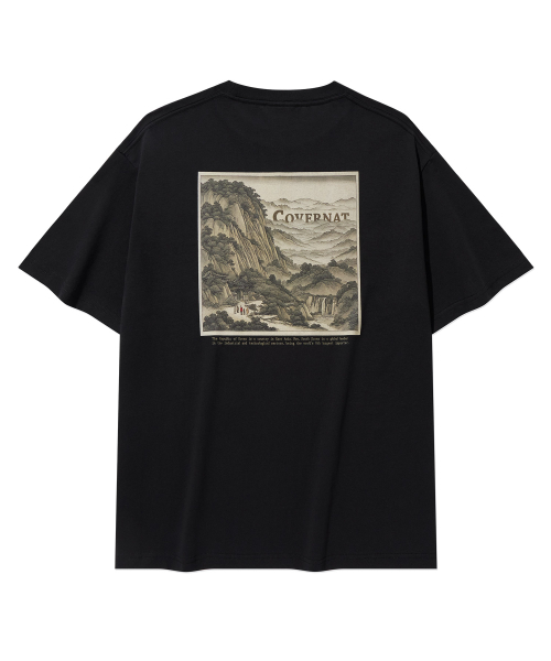 COVERNAT(カバーナット)の「マウンテンTシャツ ブラック(Tシャツ/カットソー・レディース・その他・X-SMALL/SMALL/MEDIUM/LARGE/X-LARGE/XX-LARGE)」の3枚目の写真