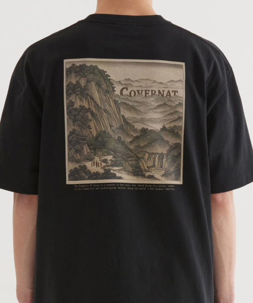 COVERNAT(カバーナット)の「マウンテンTシャツ ブラック(Tシャツ/カットソー・レディース・その他・X-SMALL/SMALL/MEDIUM/LARGE/X-LARGE/XX-LARGE)」の7枚目の写真