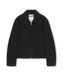 BESLOW（ビースロー）の「WOOL WIDE COLLAR HARRINGTON JACKET BLACK（その他アウター）」