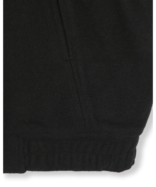 WOOL WIDE COLLAR HARRINGTON JACKET BLACK（その他アウター）｜BESLOW