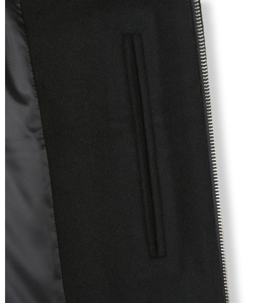 WOOL WIDE COLLAR HARRINGTON JACKET BLACK（その他アウター）｜BESLOW