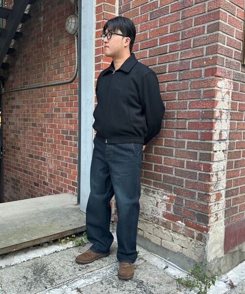 BESLOW（ビースロー）の「WOOL WIDE COLLAR HARRINGTON JACKET BLACK（その他アウター・メンズ・その他・SMALL/X-LARGE/LARGE/MEDIUM）」の10枚目の写真