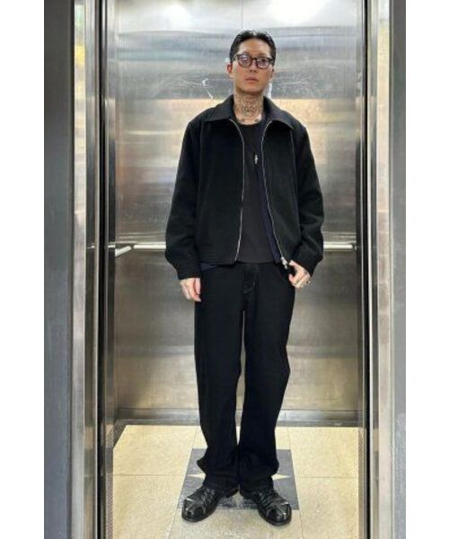 BESLOW（ビースロー）の「WOOL WIDE COLLAR HARRINGTON JACKET BLACK（その他アウター・メンズ・その他・SMALL/X-LARGE/LARGE/MEDIUM）」の12枚目の写真