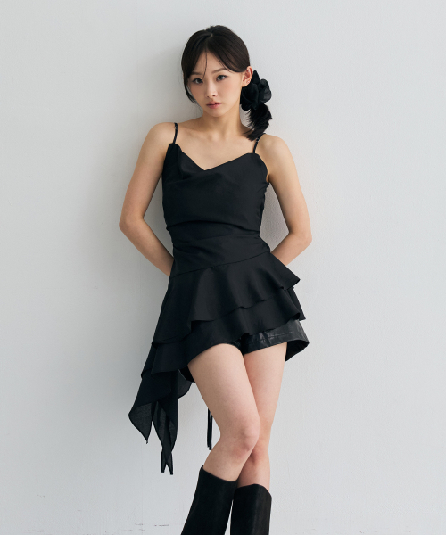 ARI(アリ)の「NYX MINI DRESS / BLACK(ワンピース・レディース・ブラック・FREE)」の1枚目の写真