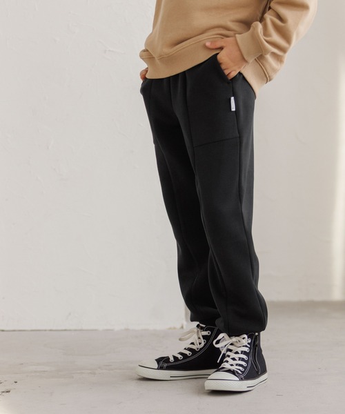 DAILY WARM】キッズ 裏起毛ダンボールジョガーパンツ（スウェット