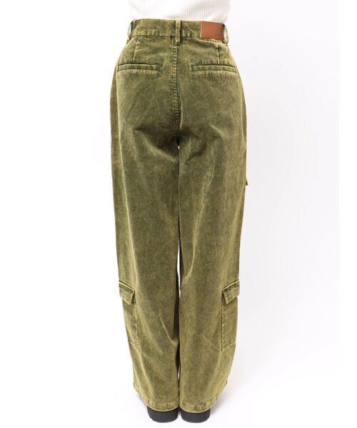 EVRIS（エヴリス）の「コーデュロイワークパンツ（その他パンツ・レディース・グリーン/ベージュ・SMALL/MEDIUM）」の10枚目の写真