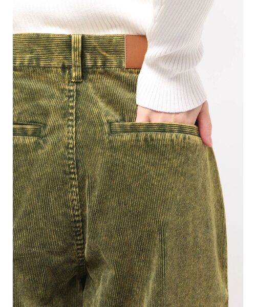 EVRIS（エヴリス）の「コーデュロイワークパンツ（その他パンツ・レディース・グリーン/ベージュ・SMALL/MEDIUM）」の12枚目の写真