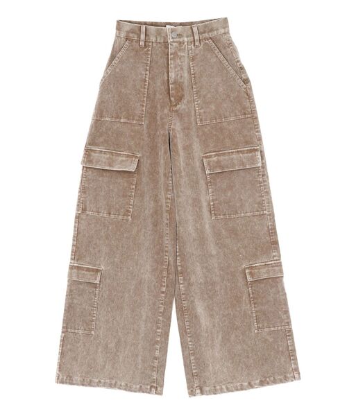 EVRIS（エヴリス）の「コーデュロイワークパンツ（その他パンツ・レディース・グリーン/ベージュ・SMALL/MEDIUM）」の21枚目の写真