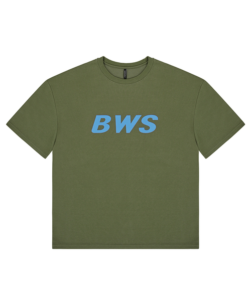 BARBELLWORKS(バーベルワークス)の「特異両面ロゴオーバーサイズ(Tシャツ/カットソー・メンズ・ホワイト/ブラック/カーキ/ライトブラウン/オートミール/チャコール・2(L)/3(XL)/1(M))」の6枚目の写真