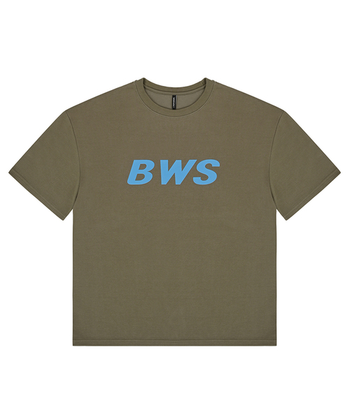 BARBELLWORKS(バーベルワークス)の「特異両面ロゴオーバーサイズ(Tシャツ/カットソー・メンズ・ホワイト/ブラック/カーキ/ライトブラウン/オートミール/チャコール・2(L)/3(XL)/1(M))」の4枚目の写真