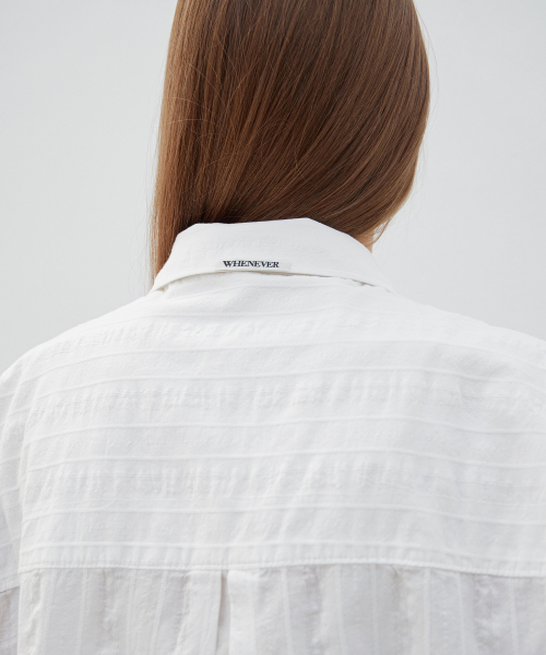 LEVAR（レバー）の「Natural Wave Cotton Shirt - Off White（シャツ/ブラウス・レディース・Off White・FREE）」の3枚目の写真