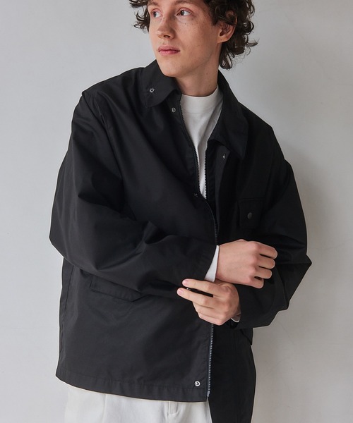 NewAnce(ニュアンス)の「【NewAnce】Non Wax Hanting Blouson / ノンワックスハンティングブルゾン -オリジナルツイルシリーズ-(その他アウター・メンズ・ブラック/ベージュ・L/M)」の5枚目の写真