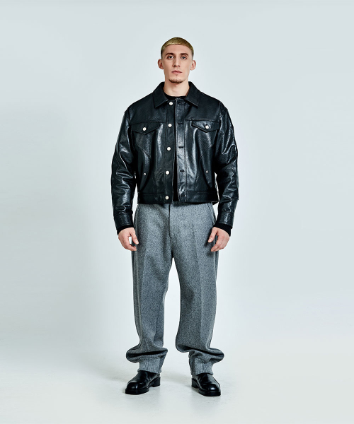 51%(フィフティーワンパーセント)の「Tunnel Lining leather Jacket - Black(ライダースジャケット・メンズ・その他・MEDIUM/LARGE/X-LARGE)」の2枚目の写真