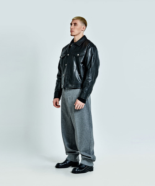 51%(フィフティーワンパーセント)の「Tunnel Lining leather Jacket - Black(ライダースジャケット・メンズ・その他・MEDIUM/LARGE/X-LARGE)」の3枚目の写真