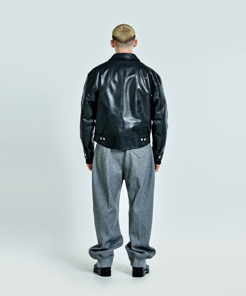 51%(フィフティーワンパーセント)の「Tunnel Lining leather Jacket - Black(ライダースジャケット・メンズ・その他・MEDIUM/LARGE/X-LARGE)」の4枚目の写真