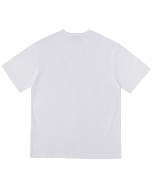 MATCHGLOBE(マッチグローブ)の「ポジティブバイブオーバーサイズTシャツ(ホワイト)(Tシャツ/カットソー・レディース・その他・FREE)」の2枚目の写真