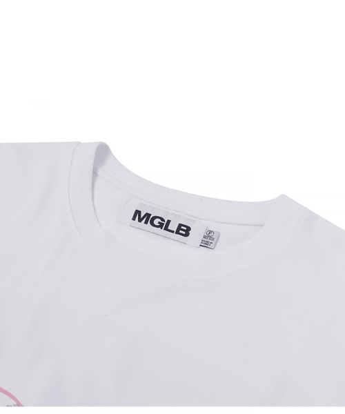 MATCHGLOBE(マッチグローブ)の「ポジティブバイブオーバーサイズTシャツ(ホワイト)(Tシャツ/カットソー・レディース・その他・FREE)」の3枚目の写真