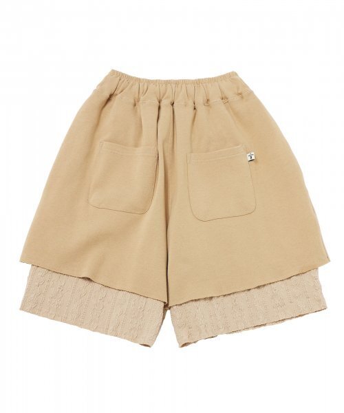 A NOTHING(アナッシング)の「TWISTED ELASTIC LAYERED 1/2 PANTS (Beige)(その他パンツ・レディース・その他・MEDIUM/LARGE)」の2枚目の写真