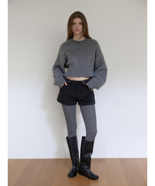 ASURA（アスラ）の「FUR BELT MICRO PANTS (BLACK)（その他パンツ・レディース・その他・SMALL/MEDIUM）」の3枚目の写真