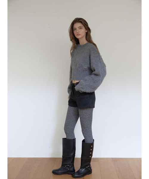 ASURA（アスラ）の「FUR BELT MICRO PANTS (BLACK)（その他パンツ・レディース・その他・SMALL/MEDIUM）」の4枚目の写真